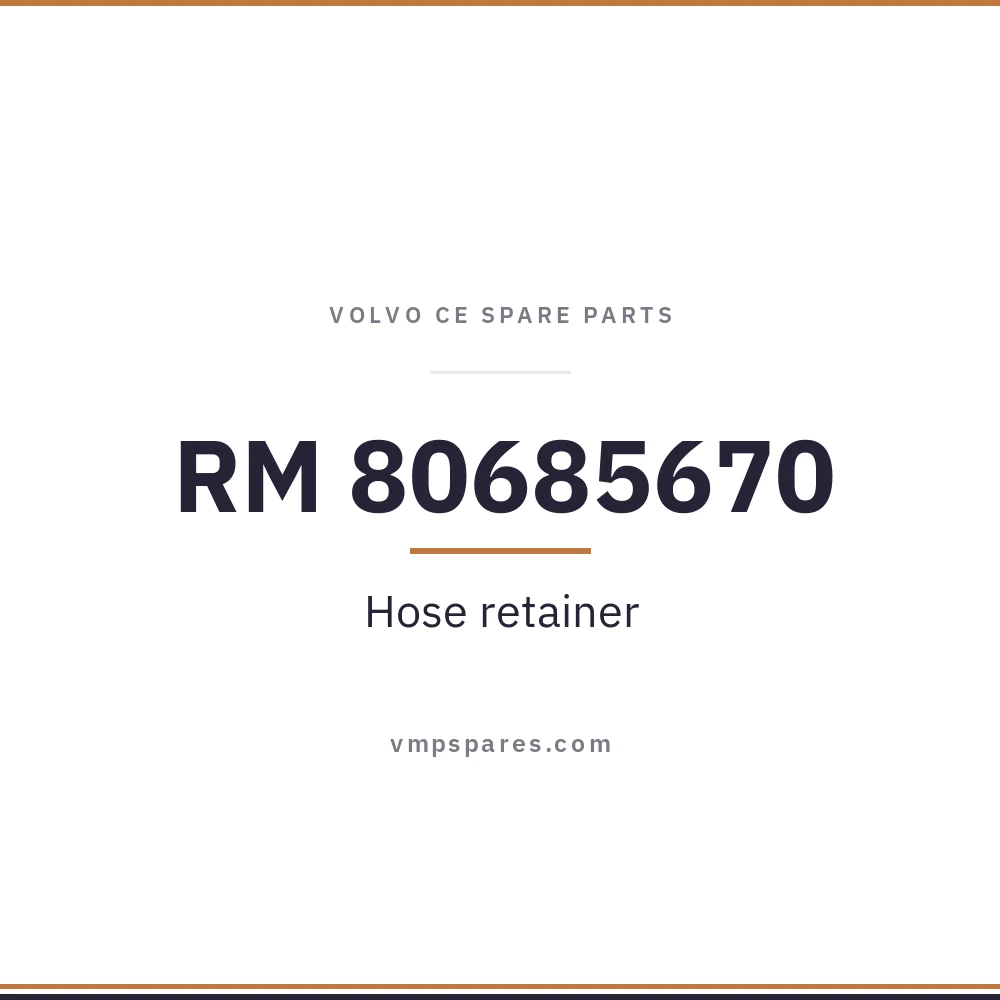 RM 80685670 – Hose retainer