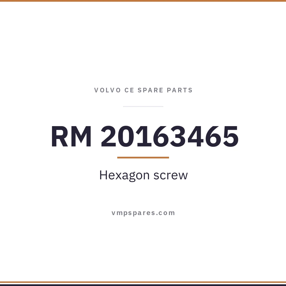 RM 20163465 – Hexagon screw