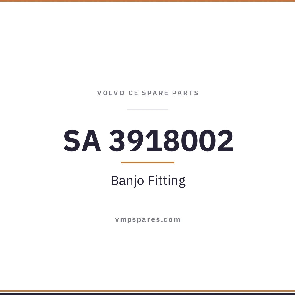 SA 3918002 – Banjo Fitting
