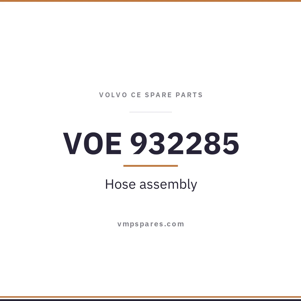 VOE 932285 – Hose assembly