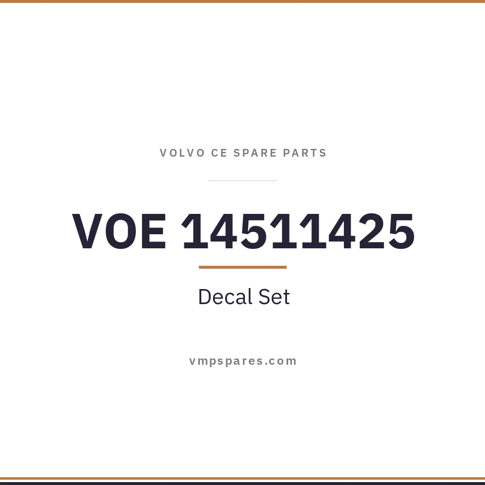 VOE 14511425 – Decal Set