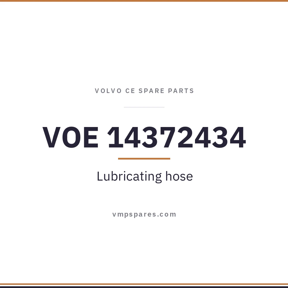 VOE 14372434 – Lubricating hose