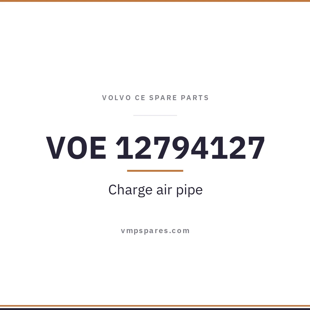 VOE 12794127 – Charge air pipe