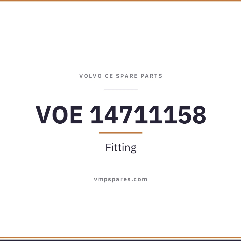 VOE 14711158 – Fitting