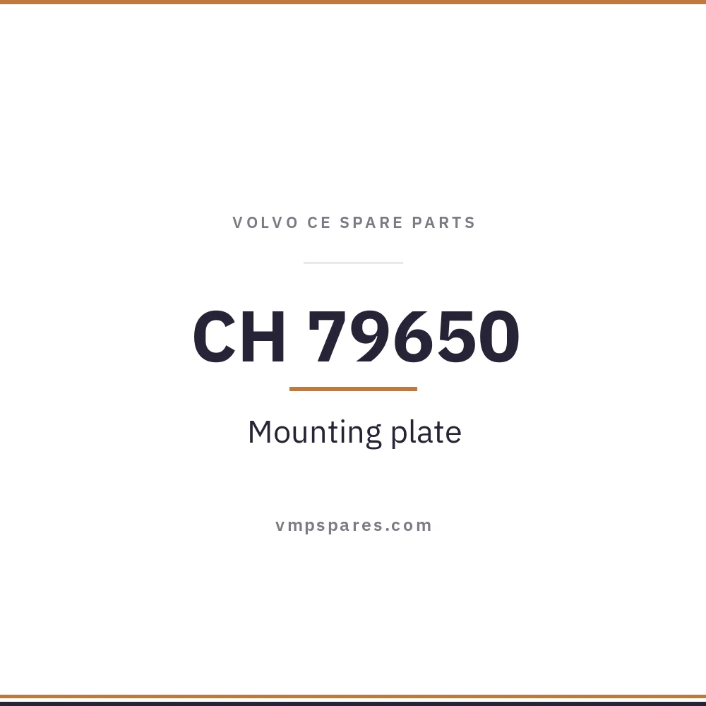 CH 79650 – Mounting plate