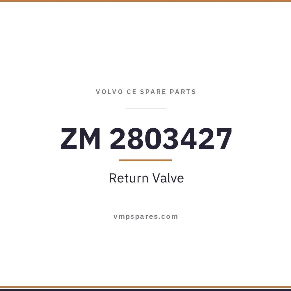 ZM 2803427 – Return Valve