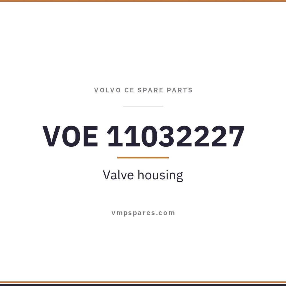 VOE 11032227 – Valve housing