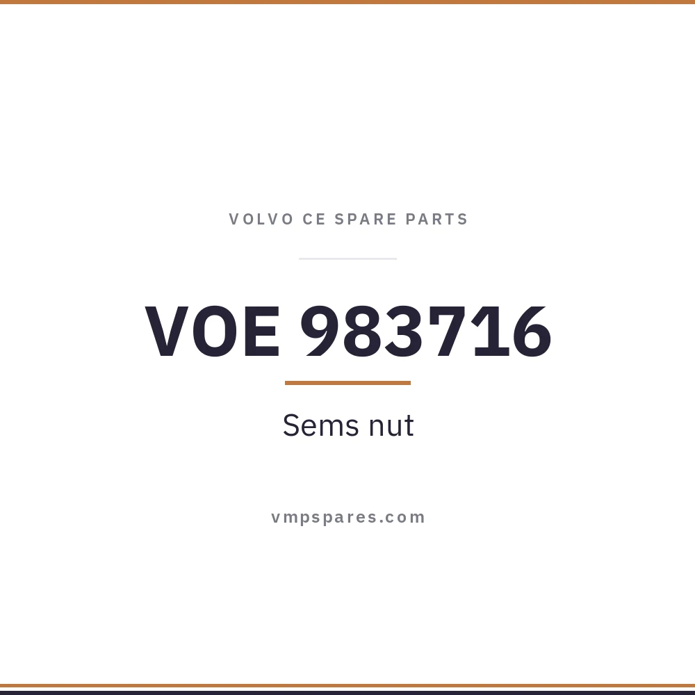 VOE 983716 – Sems nut