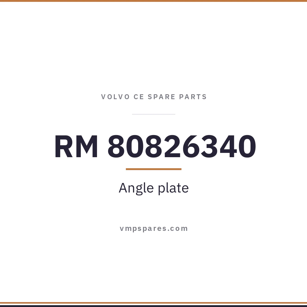 RM 80826340 – Angle plate