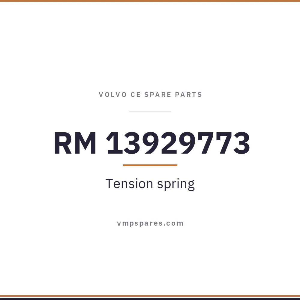 RM 13929773 – Tension spring