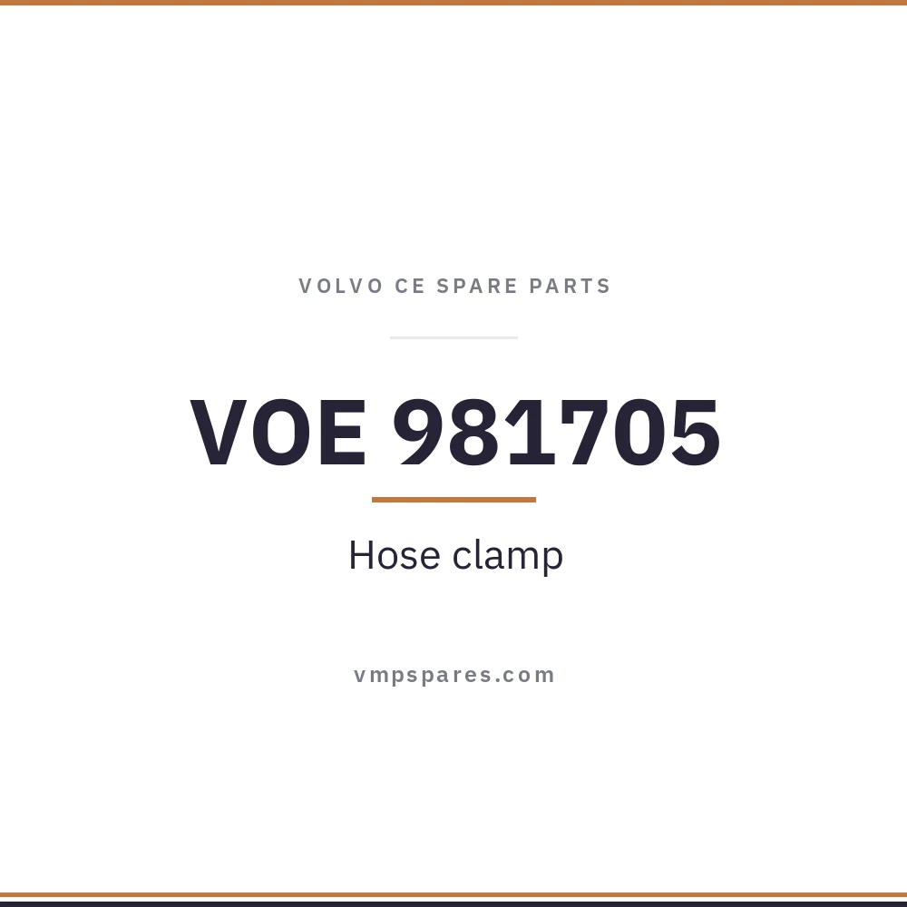 VOE 981705 – Hose clamp