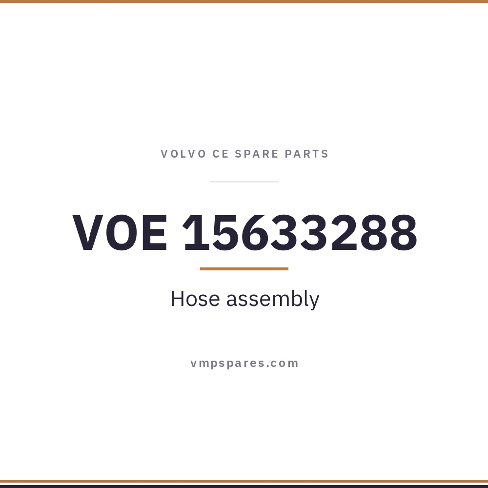 VOE 15633288 – Hose assembly
