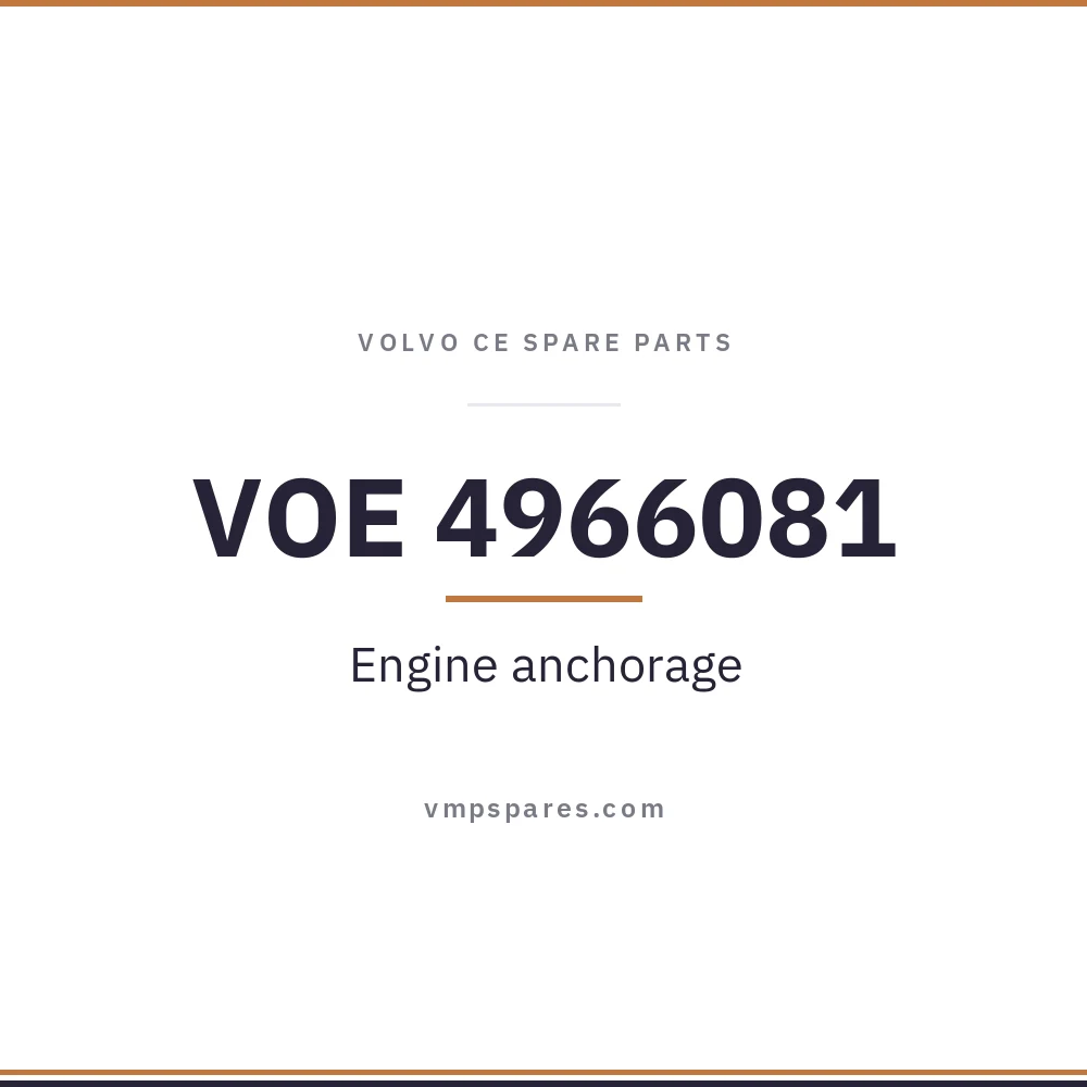 VOE 4966081 – Engine anchorage
