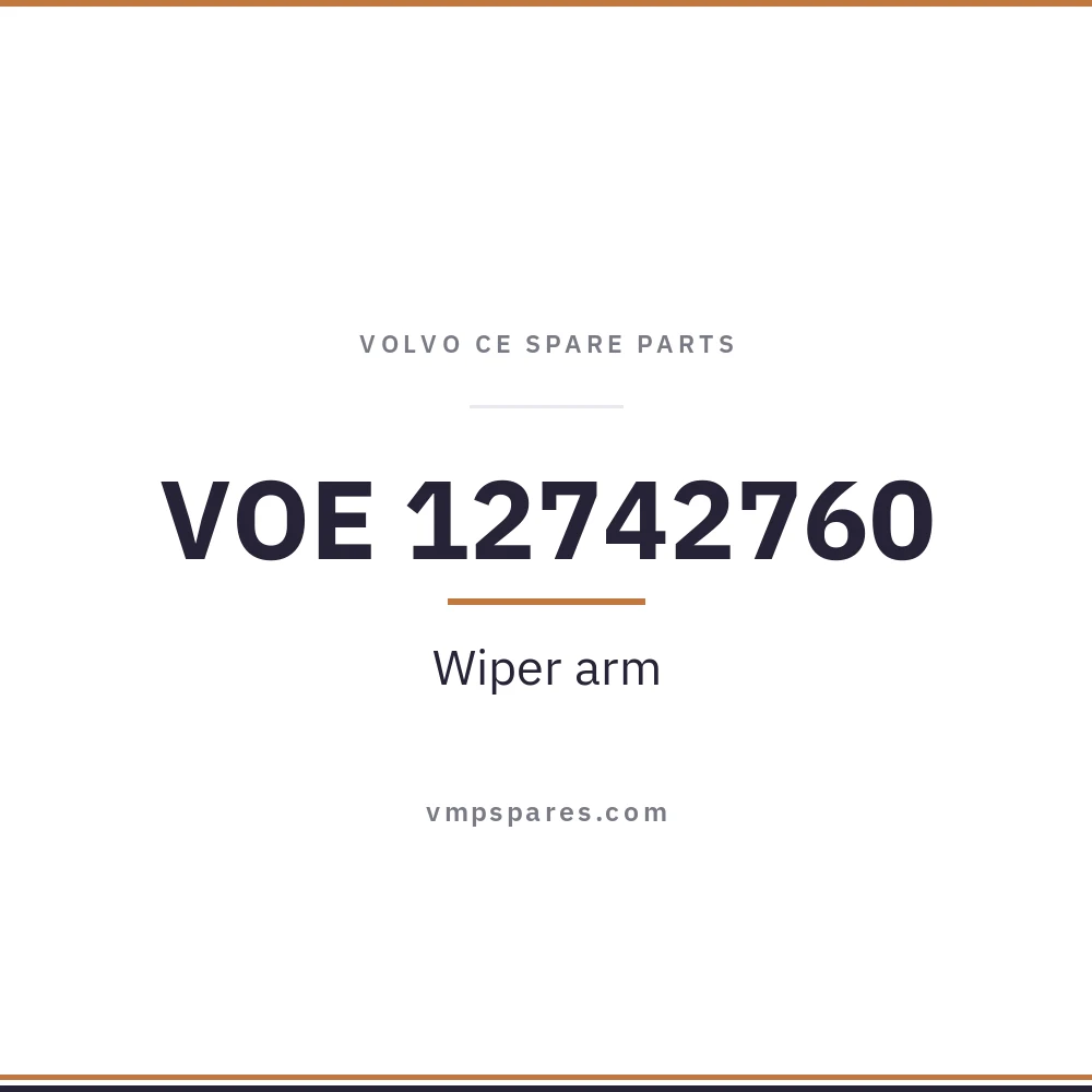 VOE 12742760 – Wiper arm