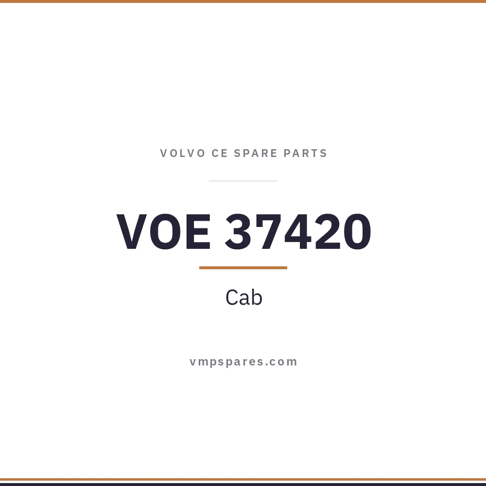 VOE 37420 – Cab