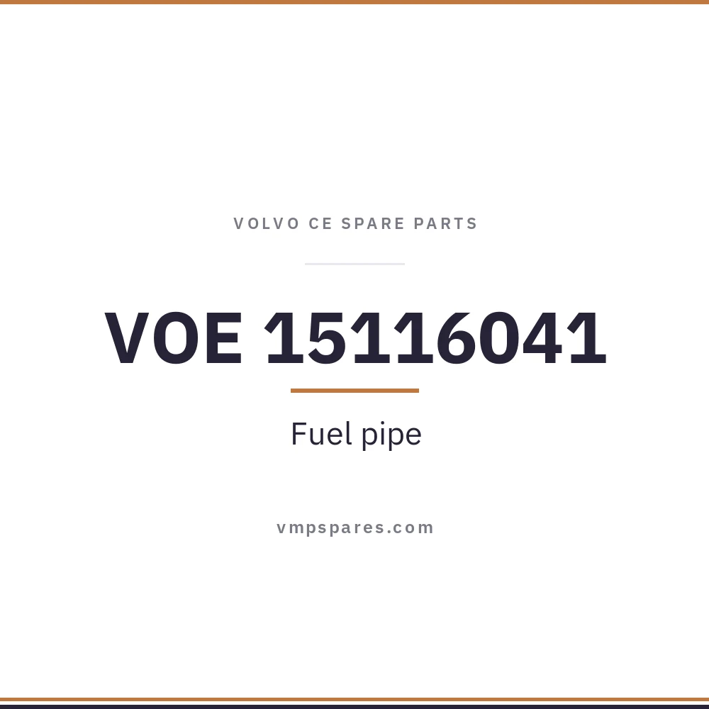 VOE 15116041 – Fuel pipe