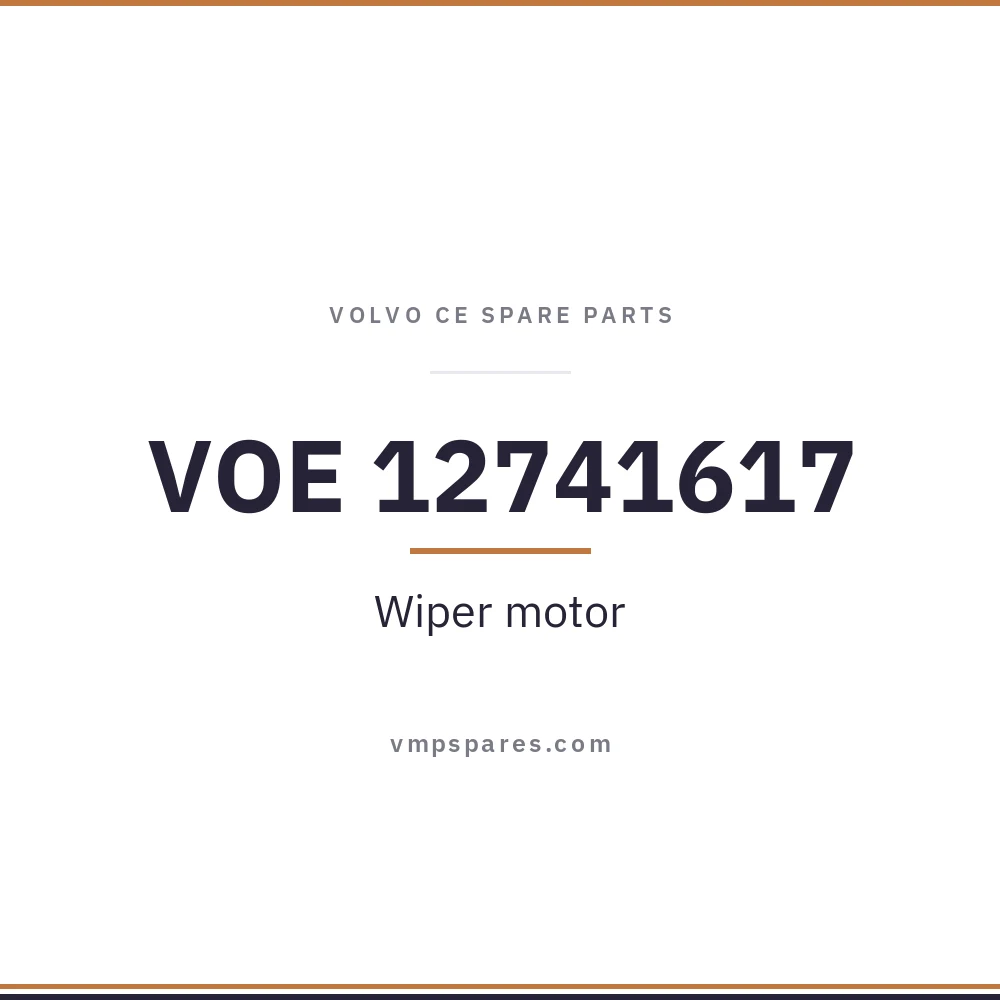 VOE 12741617 – Wiper motor