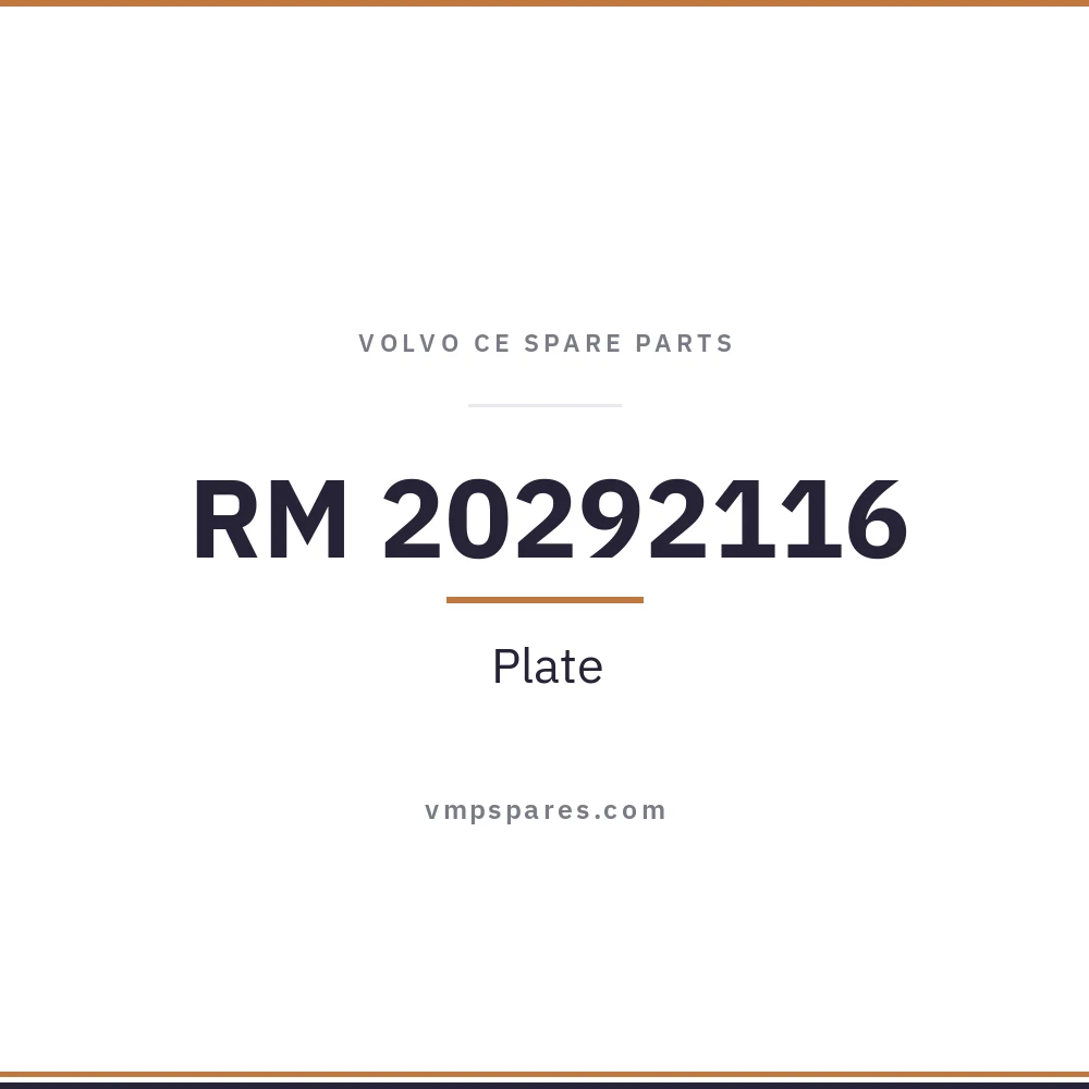 RM 20292116 – Plate