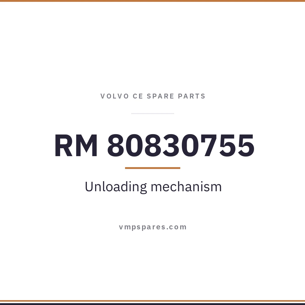 RM 80830755 – Unloading mechanism