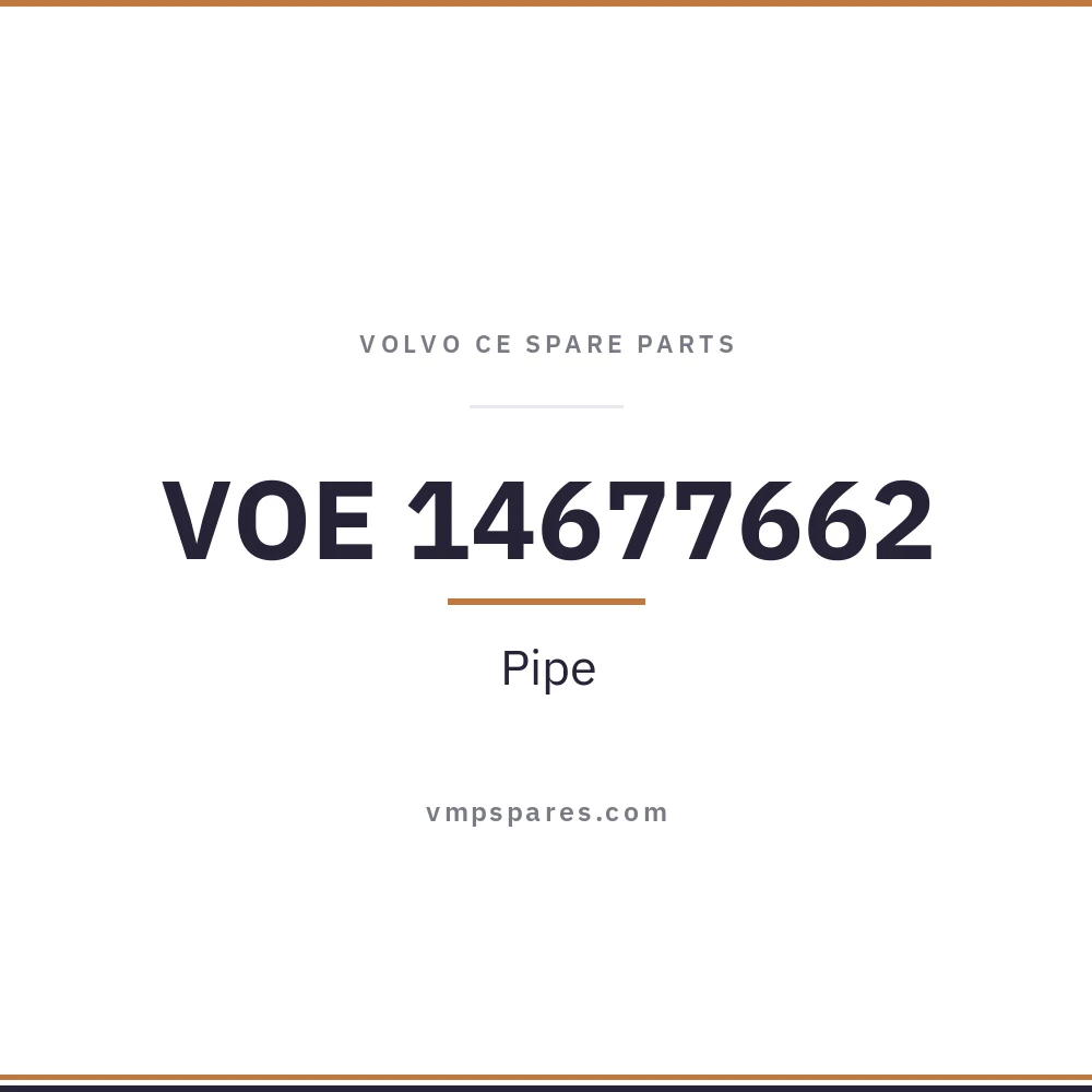 VOE 14677662 – Pipe