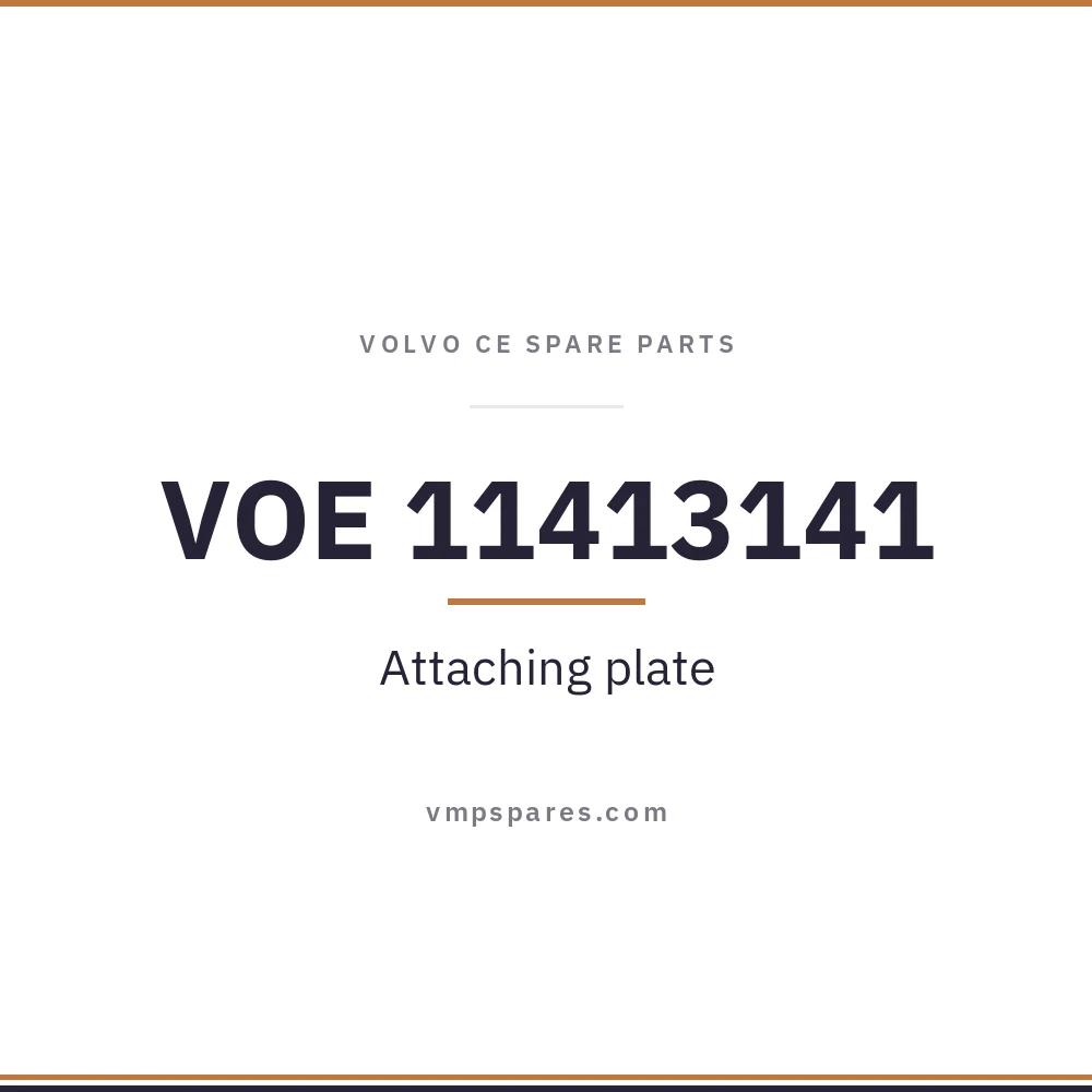 VOE 11413141 – Attaching plate