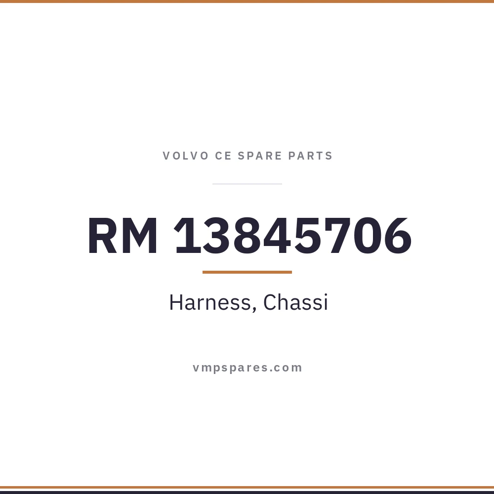 RM 13845706 – Harness, Chassi