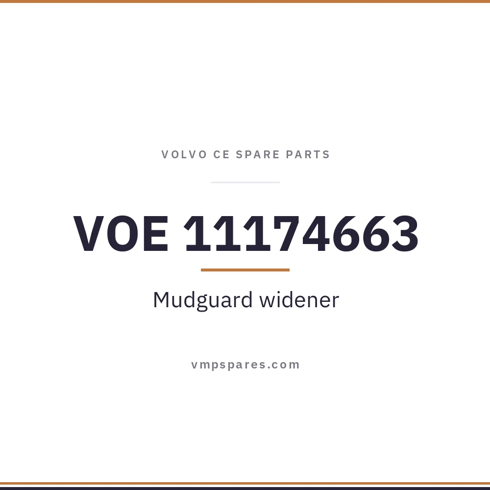 VOE 11174663 – Mudguard widener