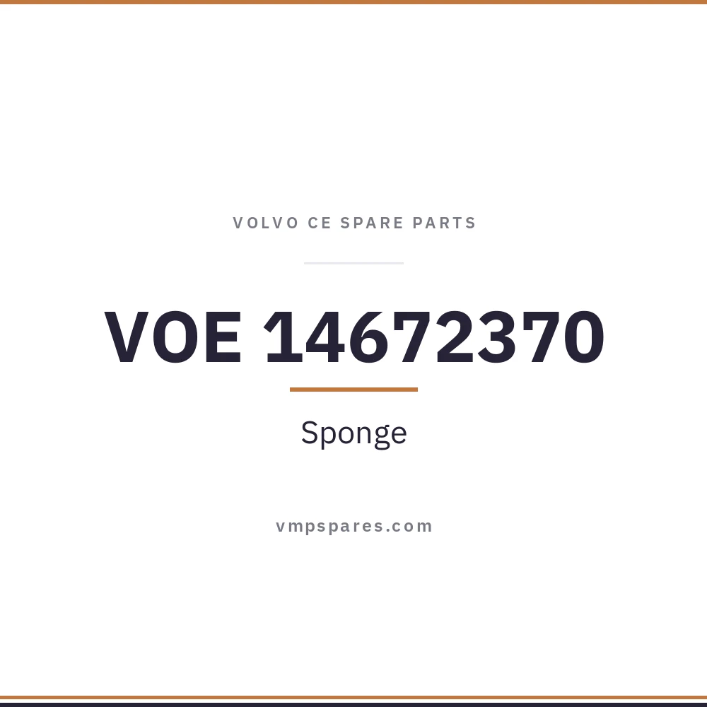 VOE 14672370 – Sponge