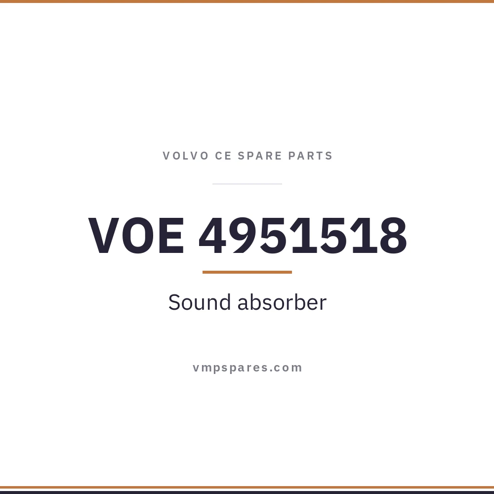 VOE 4951518 – Sound absorber