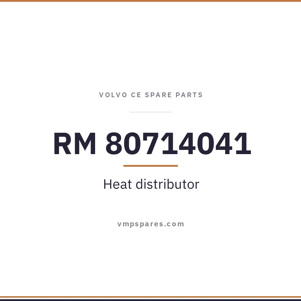 RM 80714041 – Heat distributor