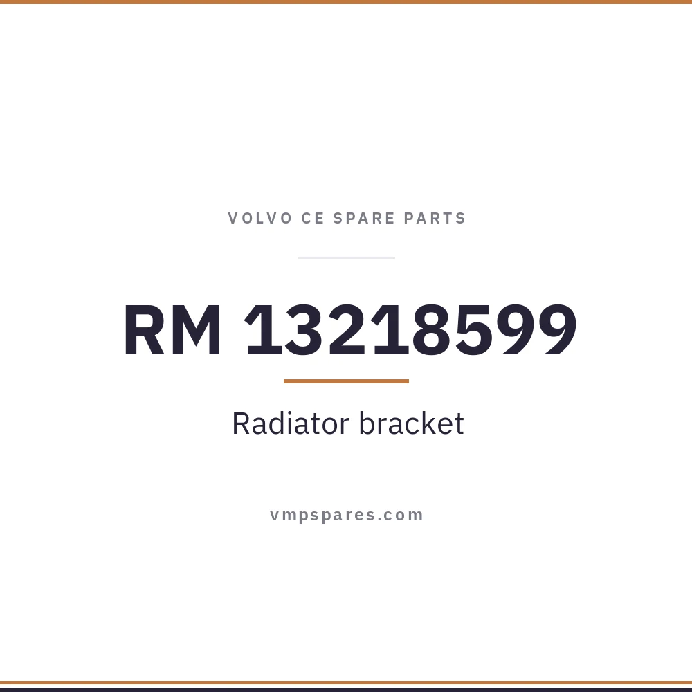 RM 13218599 – Radiator bracket