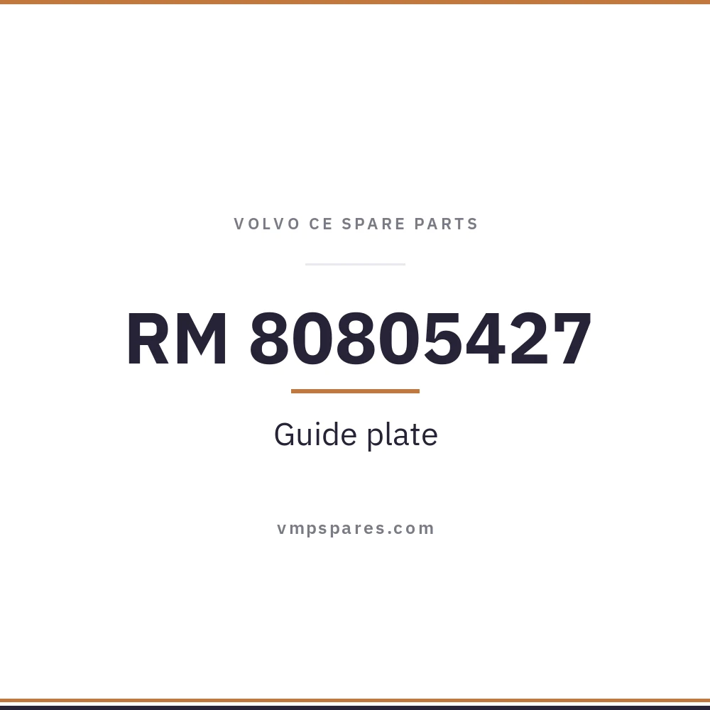 RM 80805427 – Guide plate
