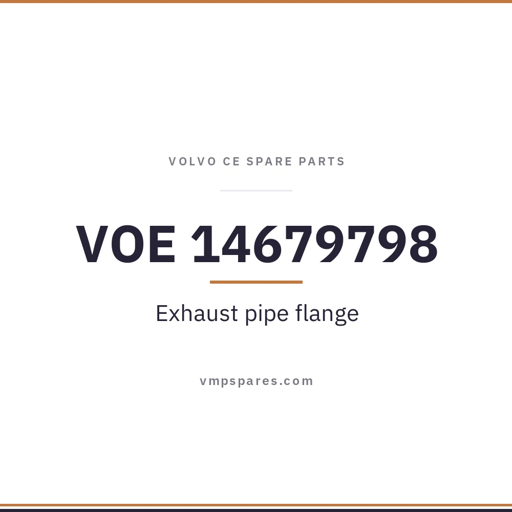 VOE 14679798 – Exhaust pipe flange