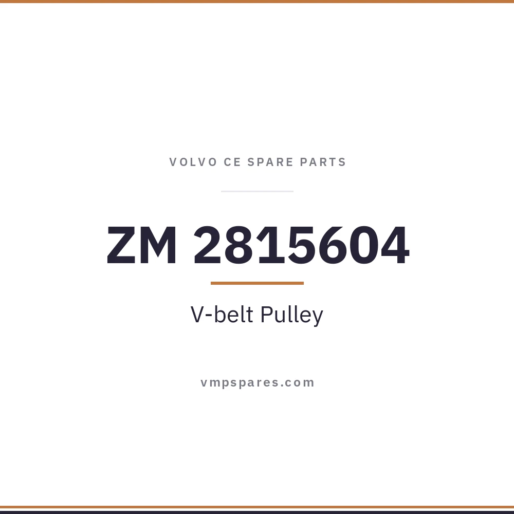 ZM 2815604 – V-belt Pulley