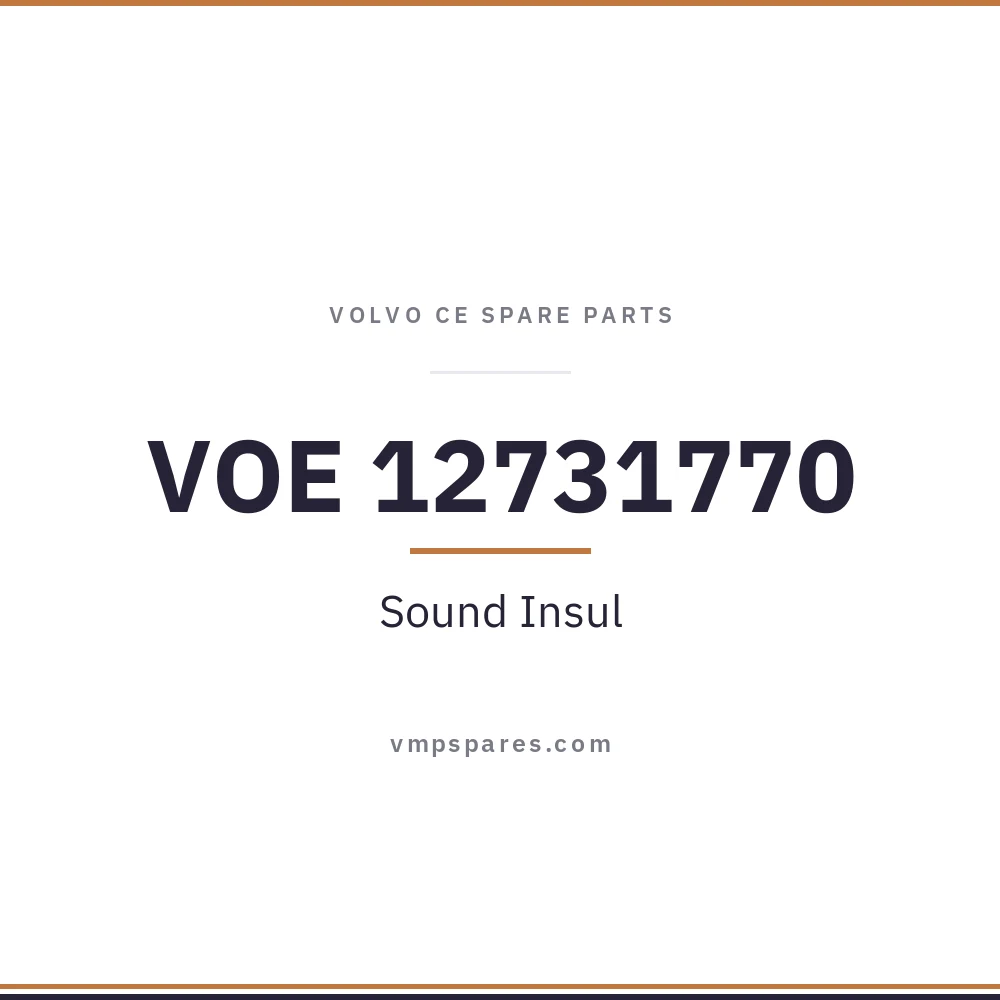 VOE 12731770 – Sound Insul