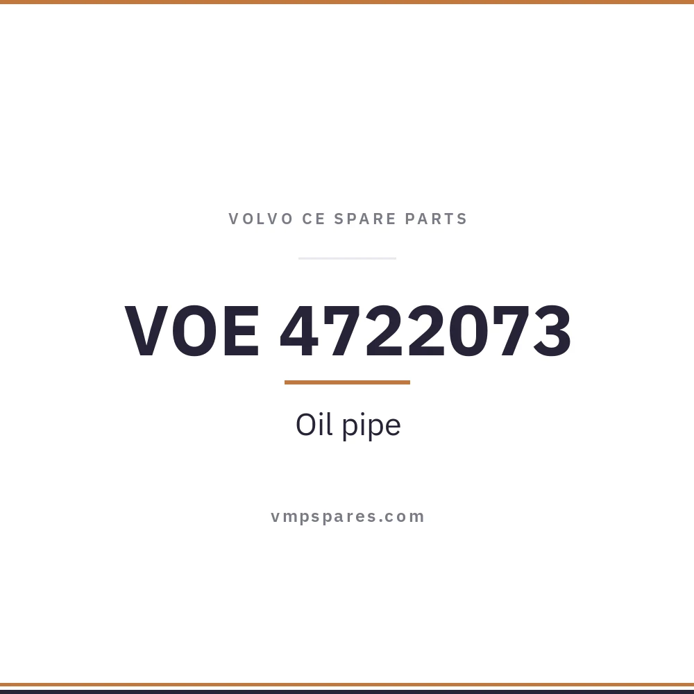 VOE 4722073 – Oil pipe