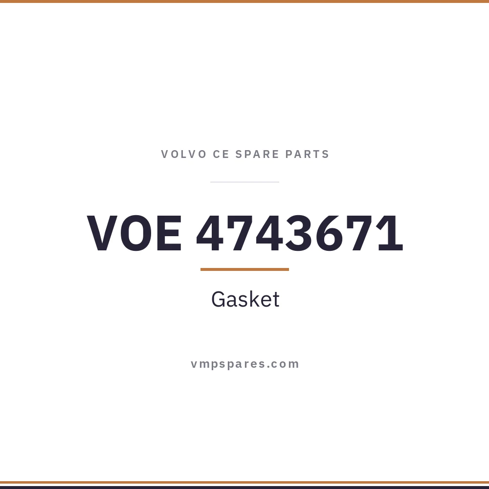 VOE 4743671 – Gasket
