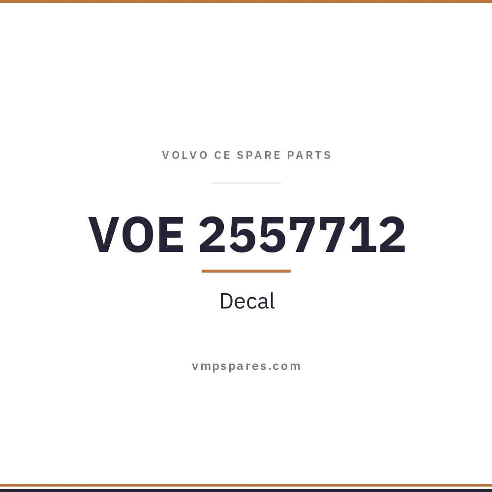 VOE 2557712 – Decal