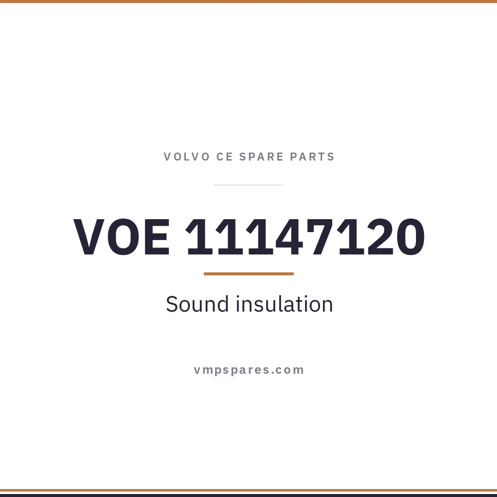 VOE 11147120 – Sound insulation