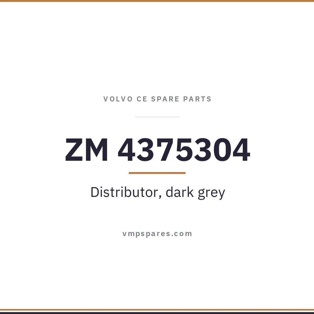 ZM 4375304 – Distributor, dark grey