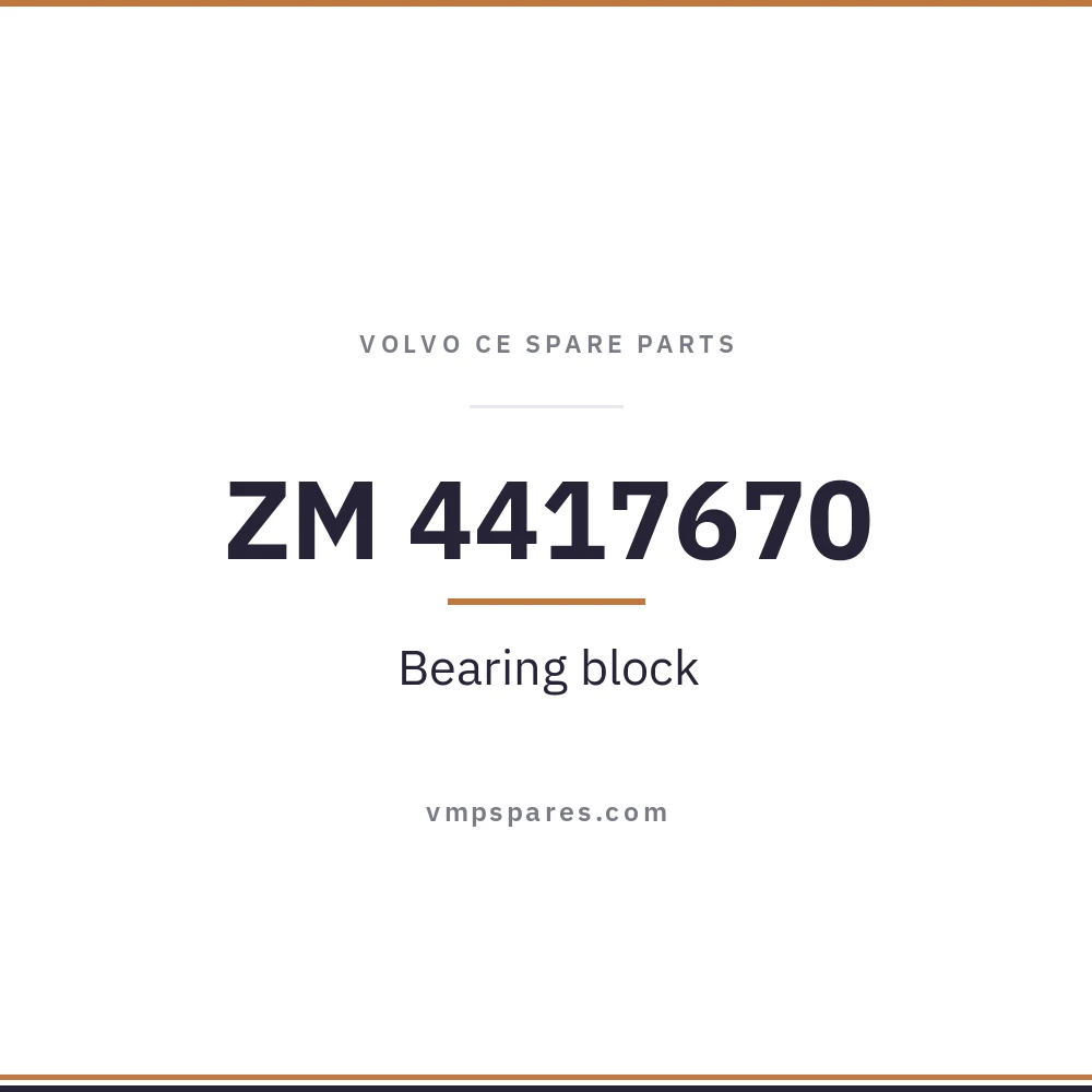 ZM 4417670 – Bearing block
