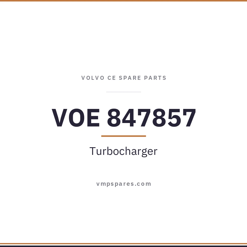 VOE 847857 – Turbocharger