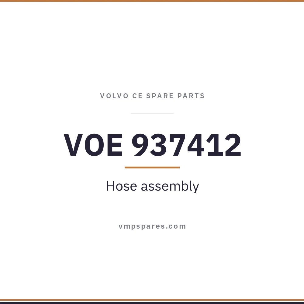 VOE 937412 – Hose assembly