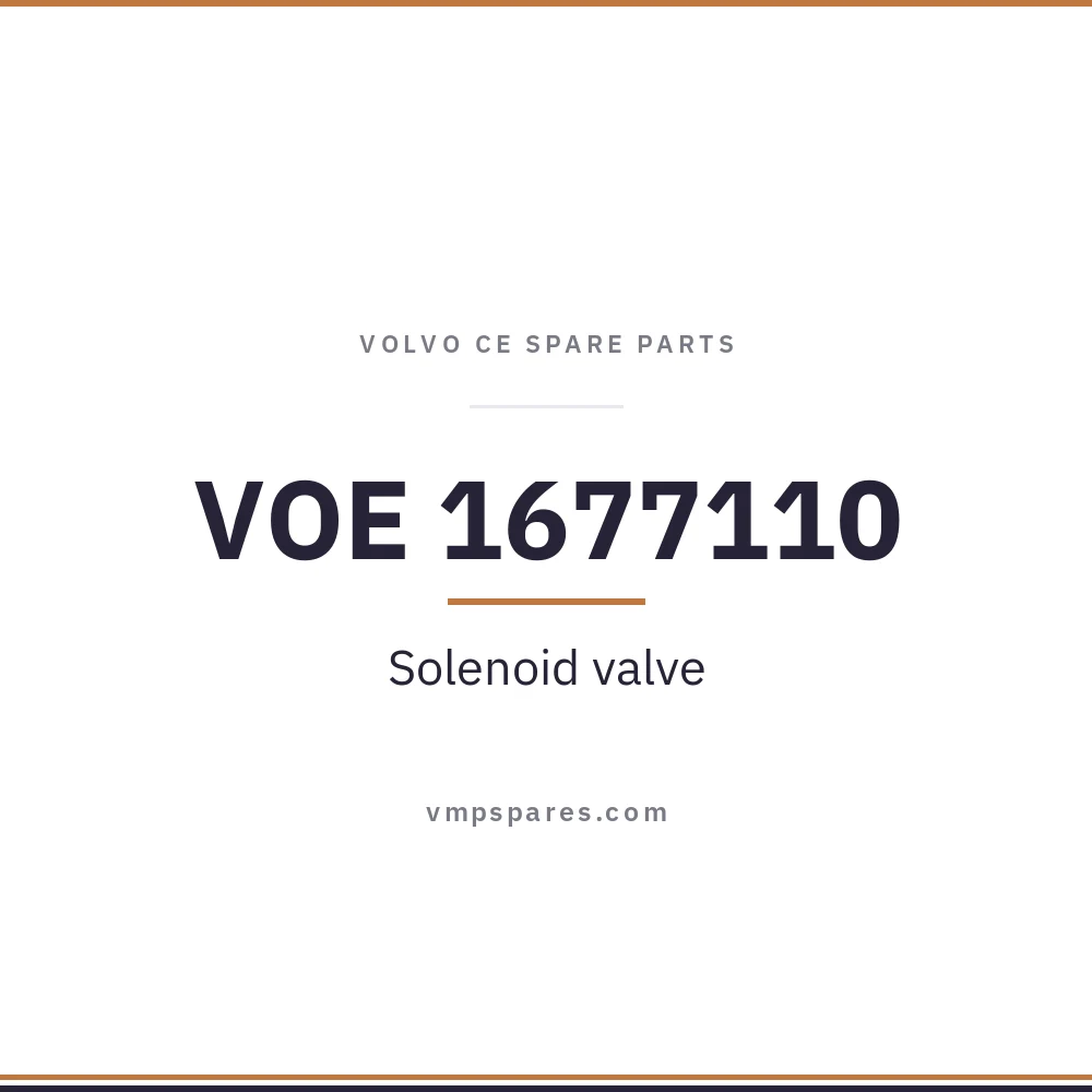 VOE 1677110 – Solenoid valve