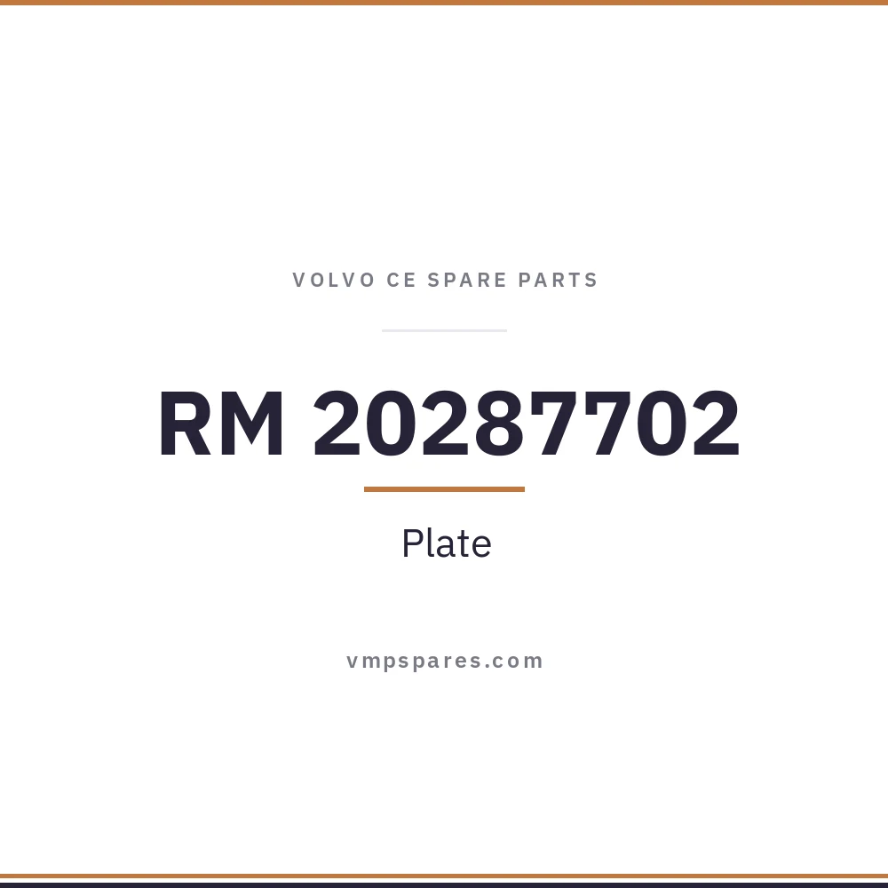 RM 20287702 – Plate