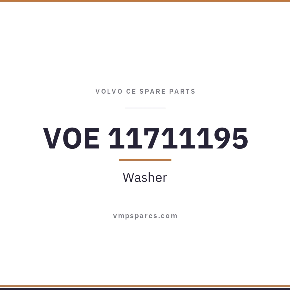 VOE 11711195 – Washer