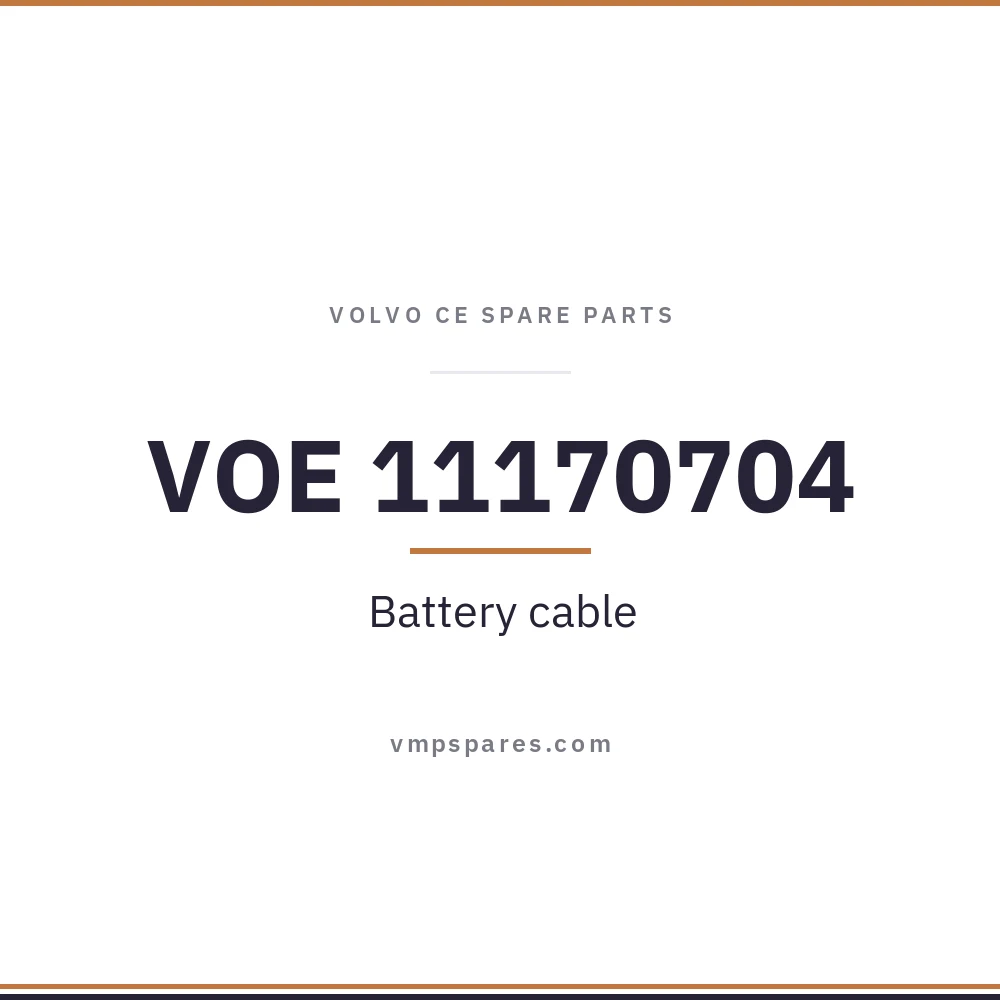 VOE 11170704 – Battery cable