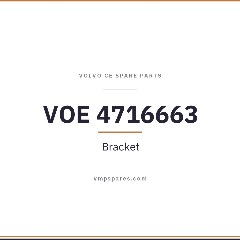 VOE 4716663 – Bracket