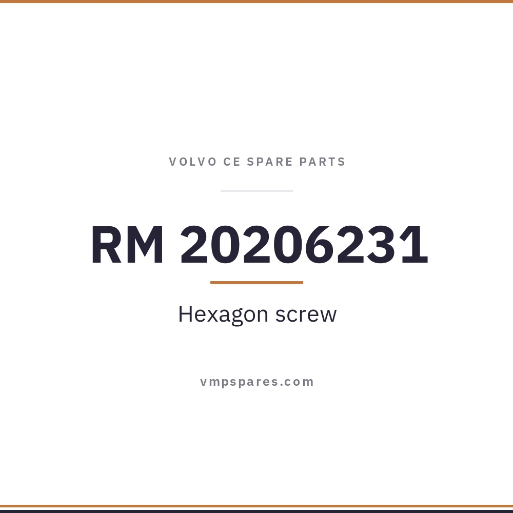 RM 20206231 – Hexagon screw