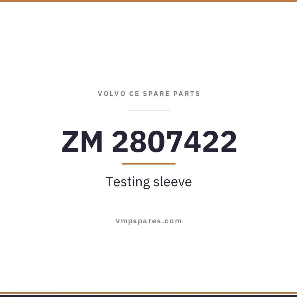 ZM 2807422 – Testing sleeve